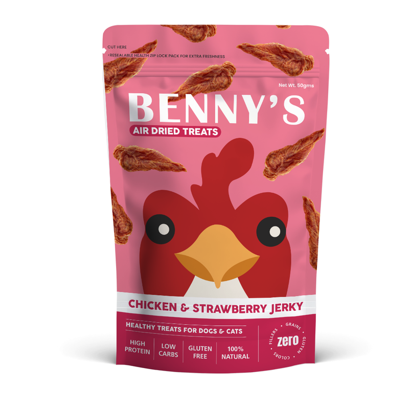 Chicken Jerky Combo - Pack of 4 x 50g