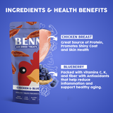 Chicken & Blueberry Jerky - 50g